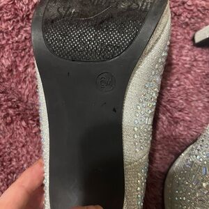 Silver Heels with Elegant Design and Comfort